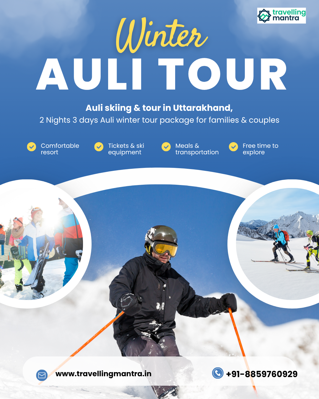 Auli Winter Tour Package 2 Nights and 3 Days