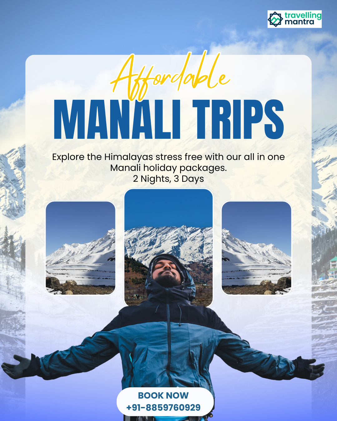 Manali Tour Package 2N 3D