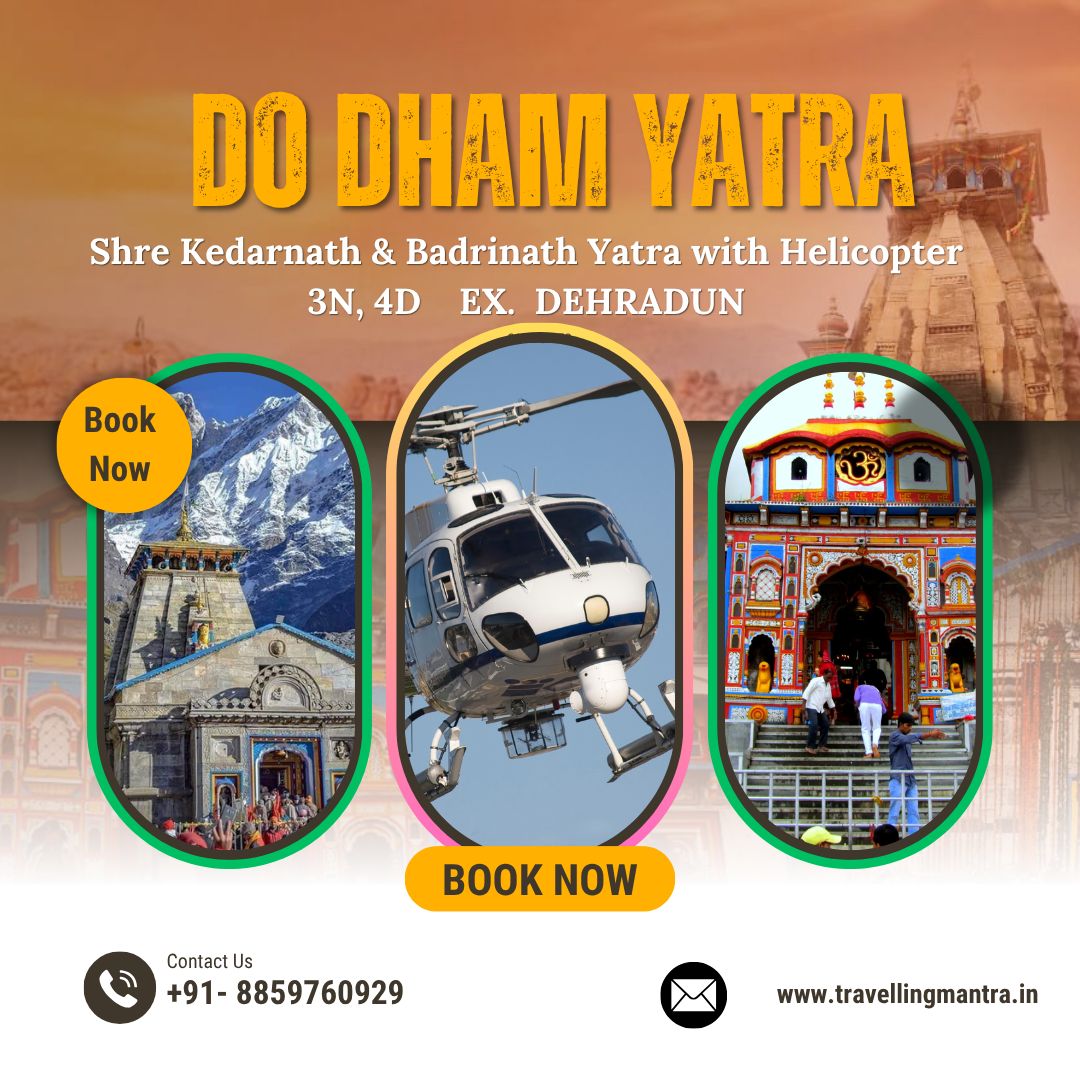 Do Dham Yatra By Helicopter Package
