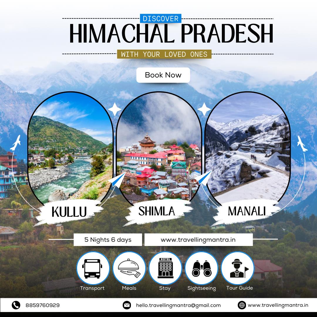 Shimla – Manali Tour Package 5N 6D Ex Chandigarh